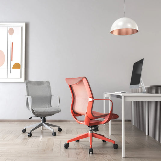 TWUxSIHOO Ergonomic Mid-back Office Chairs