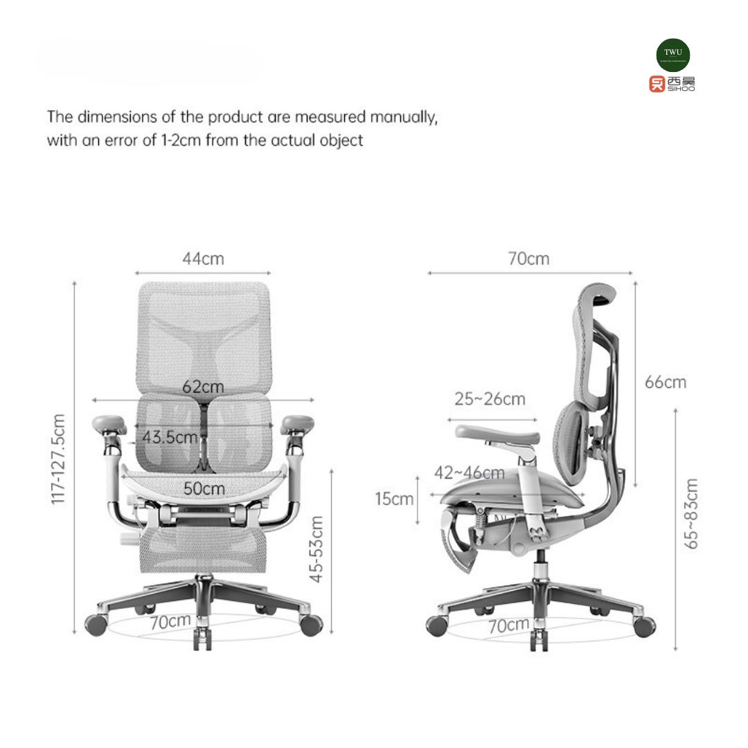 Sihoo DORO S300 (AU) with Footrest Ergonomic Executive Office Chair