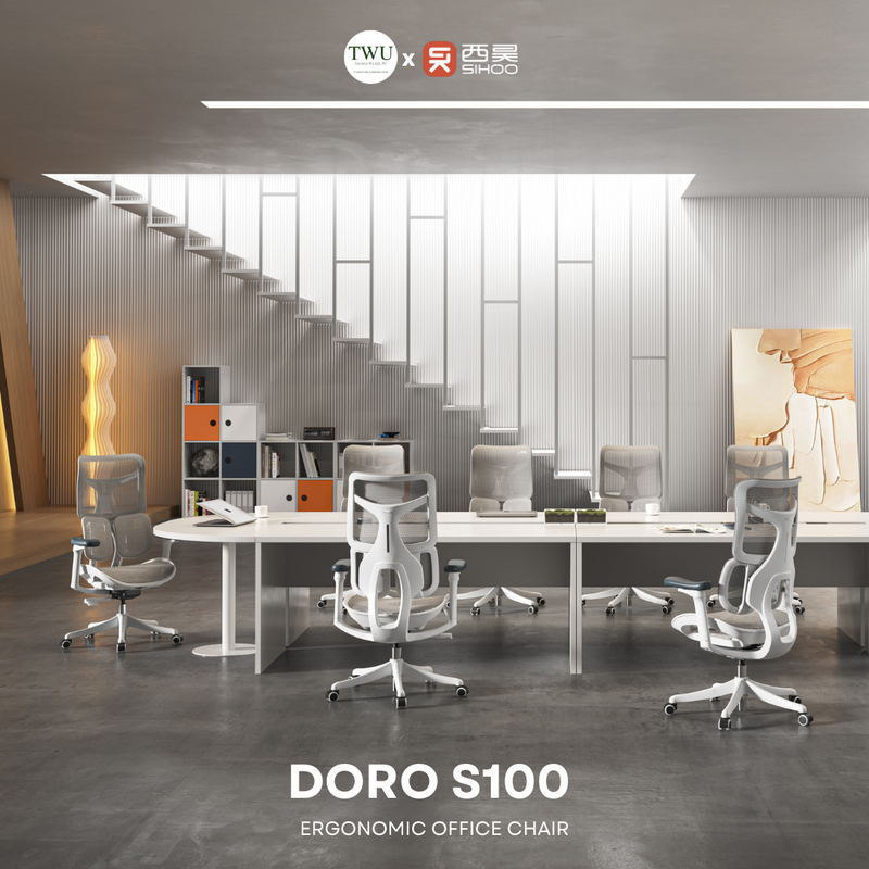 Load image into Gallery viewer, SIHOO Doro S100 Ergonomic Office Chair with Built-in Footrest

