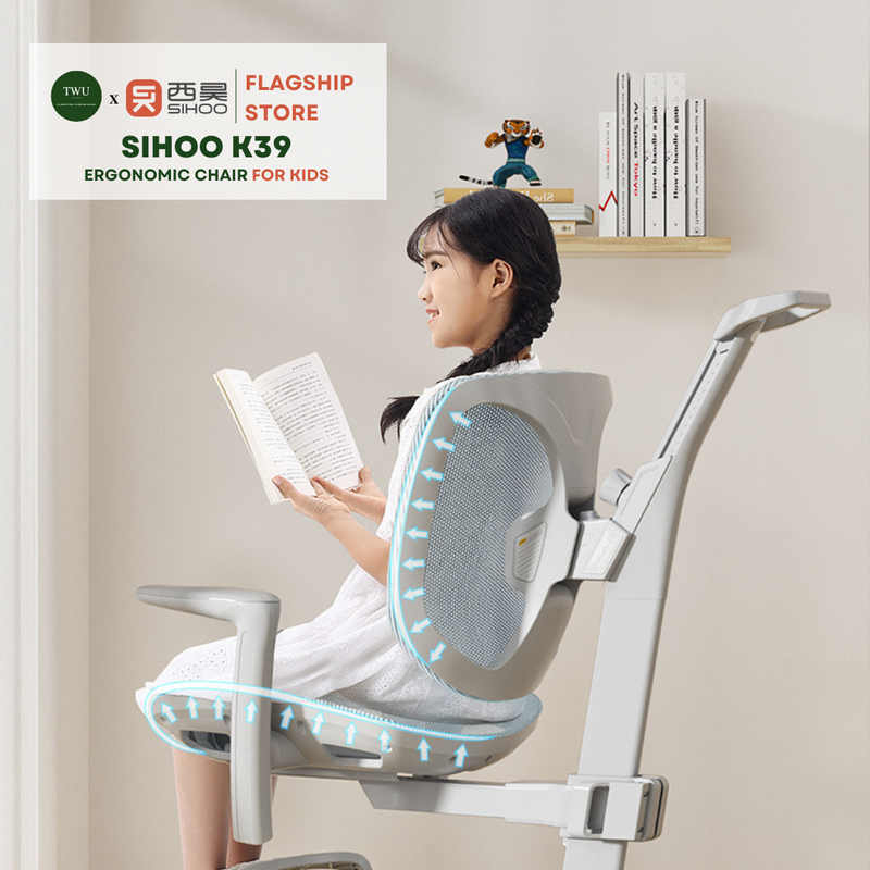 Load image into Gallery viewer, SIHOO K39 Ergonomic Computer Study Mesh Chair for Kids with 2-Year Warranty
