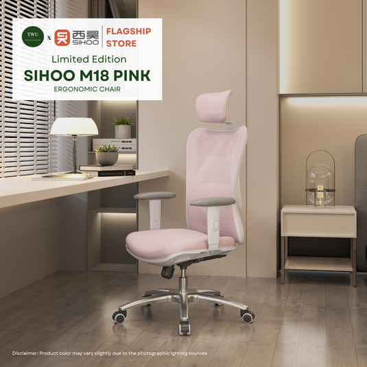 SIHOO M18 Limited Edition Pink Ergonomic Office Chair