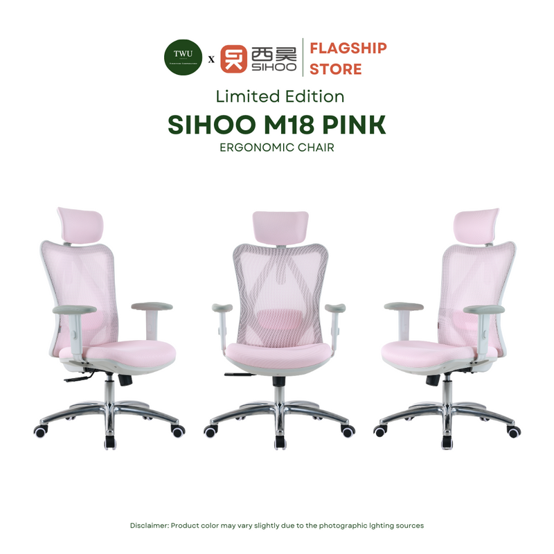 Load image into Gallery viewer, SIHOO M18 Limited Edition Pink Ergonomic Office Chair
