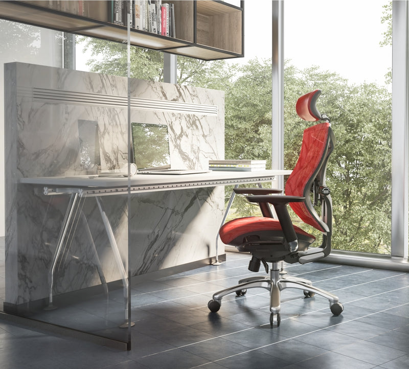 Load image into Gallery viewer, SIHOO V1 Limited Edition RED Ergonomic Office Chair
