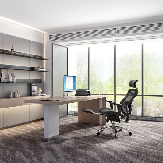 SIHOO V1 Ergonomic Office Chair (with built-in footrest)