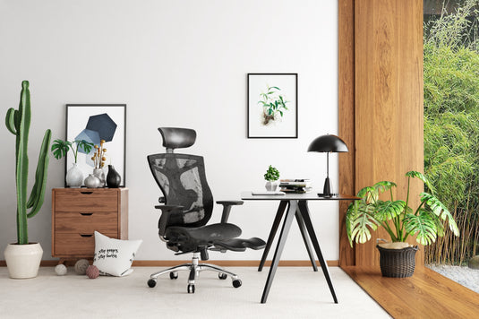 SIHOO V1 Ergonomic Office Chair (with built-in footrest)