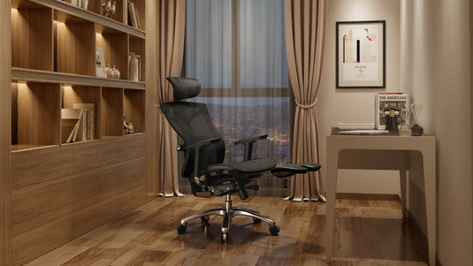 SIHOO V1 Ergonomic Office Chair (with built-in footrest)