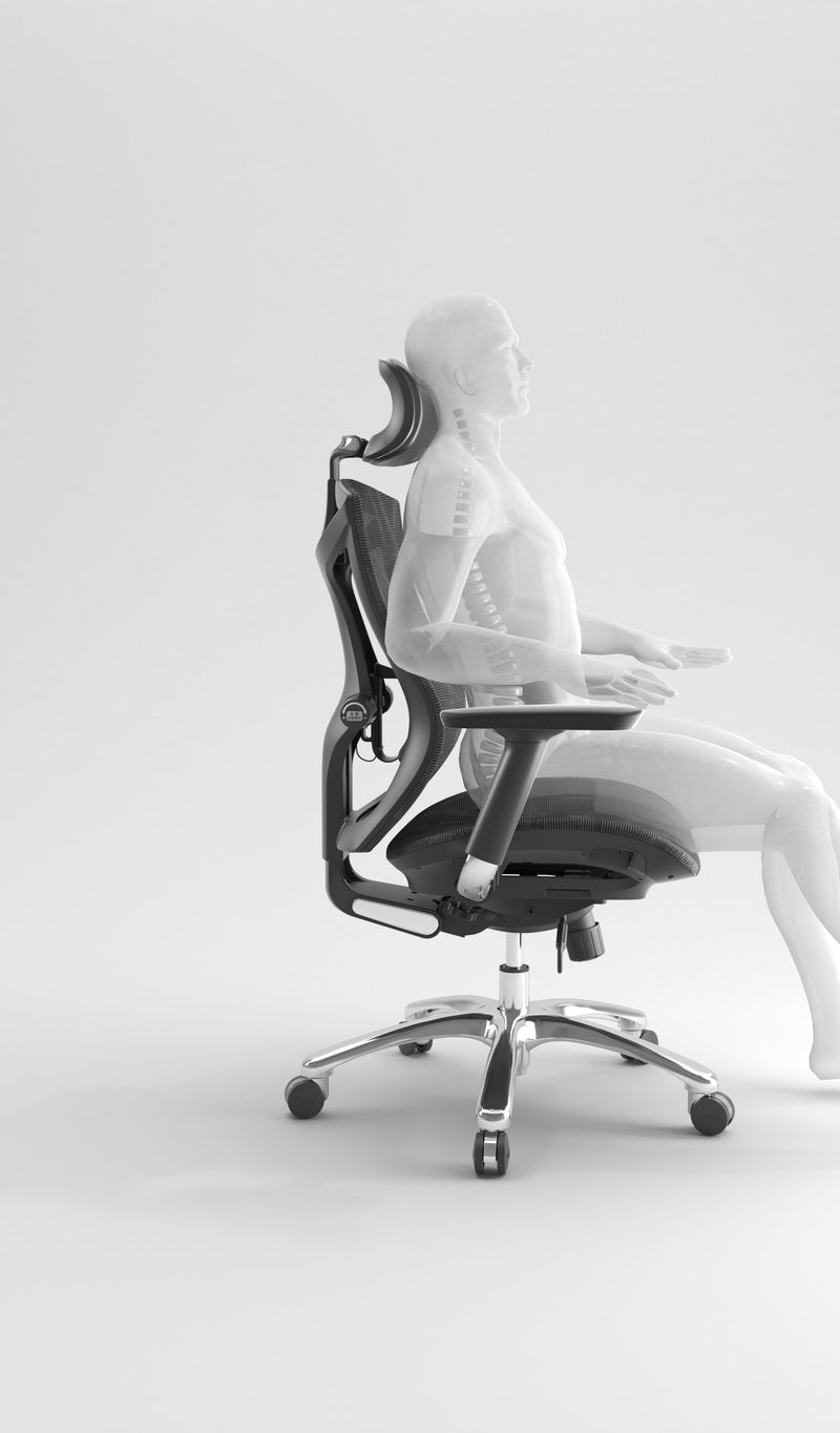 Load image into Gallery viewer, SIHOO V1 Ergonomic Office Chair (with built-in footrest)
