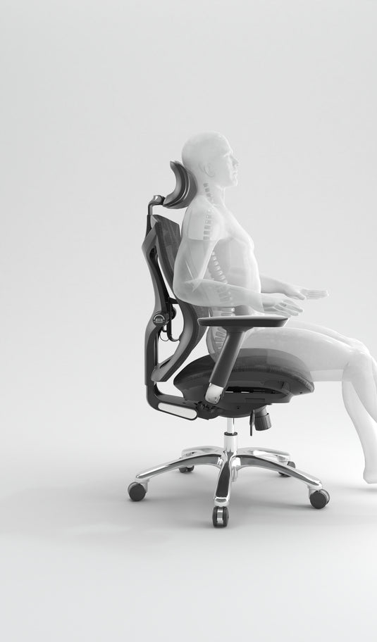 SIHOO V1 Ergonomic Office Chair (with built-in footrest)