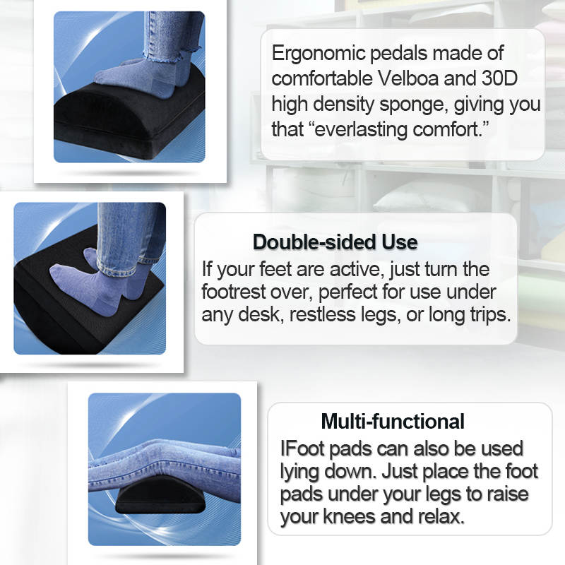Load image into Gallery viewer, TWU Ergonomic Floor Cushion Foot Rest
