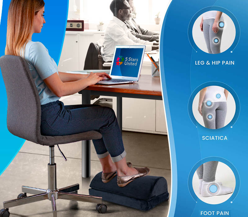 Load image into Gallery viewer, TWU Ergonomic Floor Cushion Foot Rest
